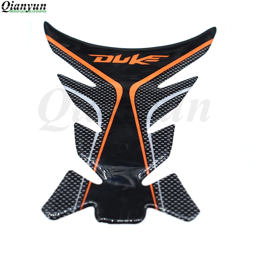 Черный Для KTM Duke 125 200 390 690 990 1290 мотоцикл Стикеры Бензобак Pad протектор Стикеры s упор для гоночного мотоцикла наклейки Универсальный Автомобильный - Цвет: Черный
