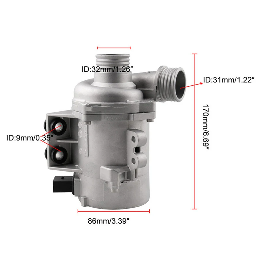 Электрический двигатель водяной насос 11517586925 для BMW X3 X5 328i 128i 528i 530i