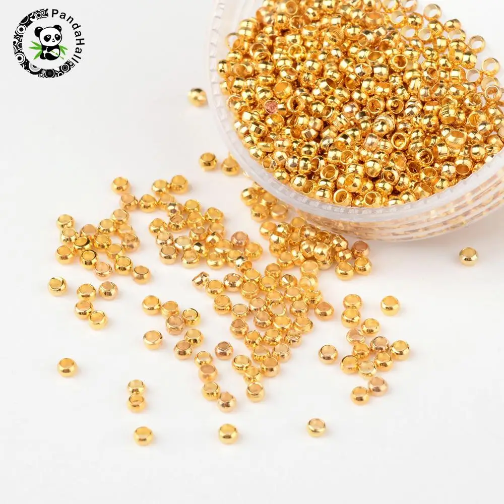 

10grams 2mm Brass Crimp End Beads Spacer Stopper Beads Jewelry Findings For Jewelry Making Findings DIY Accessories