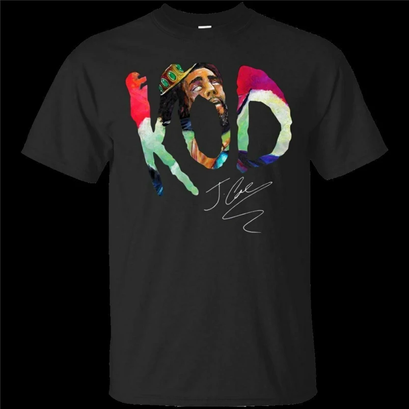 J. Cole Kod футболка Dreamville хип-хоп рэп музыка Young Thug Tour 2018 S-3Xl подростковый поп-Топ