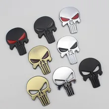 *#Best Price 1Pcs 3D Metal Car Sticker Emblem Badge Decal Waterproof The Punisher Skull Sticker Motorcycle Car Styling Decoration Decal *#Best Price 1Pcs 3D Metal Car Sticker Emblem Badge Decal Waterproof The Punisher Skull Sticker Motorcycle Car Styling Decoration Decal