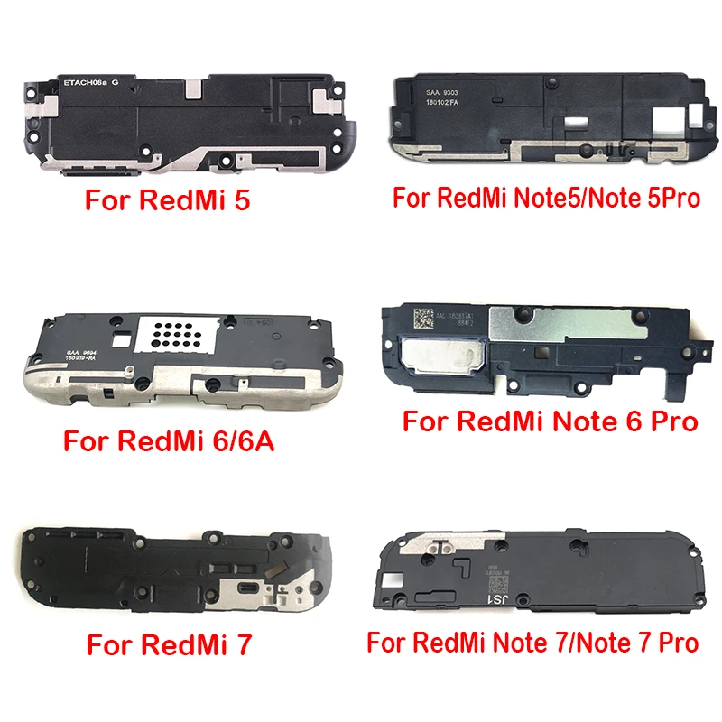 

Loudspeaker For Xiaomi Redmi Go K20 7 7A S2 6A Pro Note 5 5A 6 7 Pro Mi A2 lite Loud Speaker Buzzer Ringer Flex Replacement