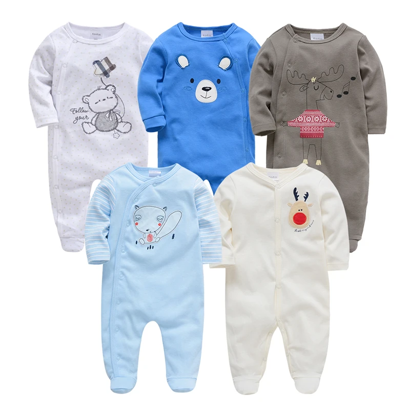 

Honeyzone Newborn Bebes Bodysuit Toddler Boy Girl Spring Long Sleeve Overall Infant Bebes Cotton Soft Printing Clothes for 0-12M