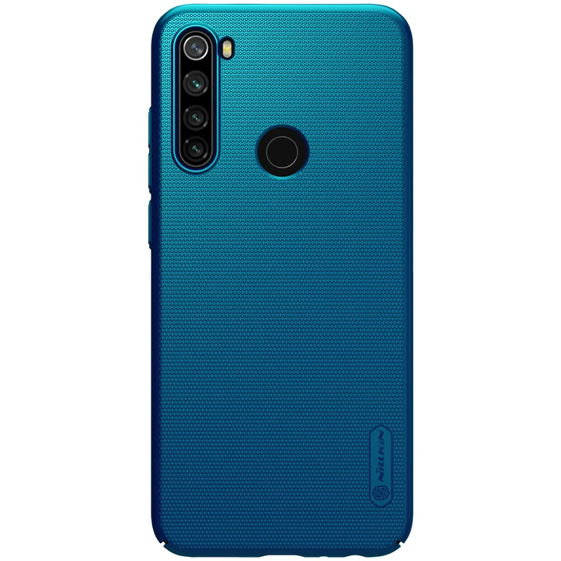 Redmi Note 8 T чехол NILLKIN матовый щит твердый пластиковый чехол на заднюю панель чехол для Xiaomi Redmi Note 8 T Note 8 T глобальная версия - Цвет: KQ Blue