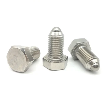 

2pcs M8 hex bead positioning screws outer hexagon ball head spring plunger screw overload type bolt 15mm-40mm length