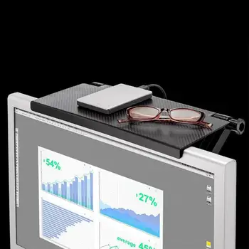 

Portable Computer LCD Display Storage Bracket Foldable Screen Top Stand Shelf Storage Rack Desktop Organizer