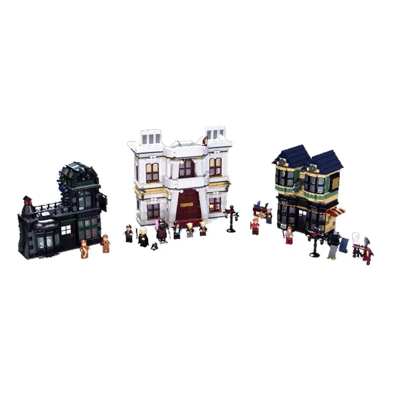 

2025Pcs Magic Word Diagon Alley Set Educational Building Blocks Bricks Model Toys Gift compatible with Legoingly 10217 Toys