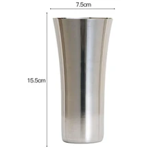 Чашка для воды из нержавеющей стали крепкая декоративная ваза для цветов держатель для воды для дома ресторана отеля