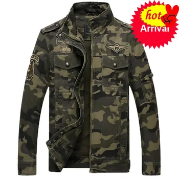 

Mens Bomber Autumn Jackets Casual Man Camouflage Army Military Coats Mens Slim Outwear Windbreaker Jackets Clothing