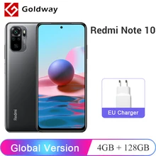 Global Version Xiaomi Redmi Note 10 4GB RAM 128GB ROM Mobile Phone 6.43" AMOLED Display Snapdragon 678 48MP Quad Camera 5000mAh