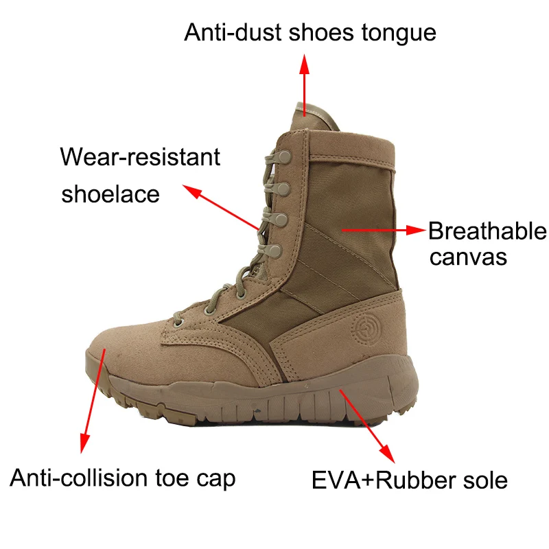 Мужские тактические ботинки военные армейские сверхлегкие ботинки спецназа пустынные водонепроницаемые военные ботинки ботильоны для походов