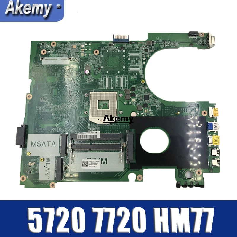 

FOR DELL High Quality 0F9C71 CN-0F9C71 Motherboard Inspion 5720 N5720 Laptop Motherboard DA0R09MB6H1 HM77 PGA989