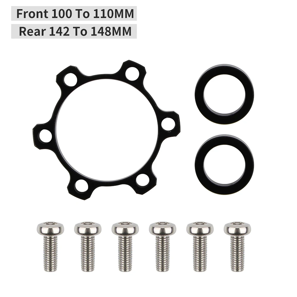 AluminumBicycleHubAdapterFrontRearBikeHubConversionWasherFor