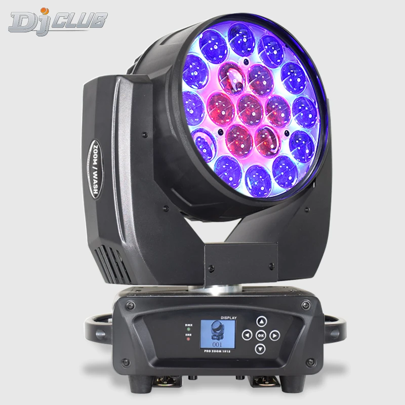 

19X15W гибрисветильник ный движущийся головной светодиодный зум Lyre Wash Light RGBW Луч Effcect для Dj светильник, свадьбы, вечеринки, шоу
