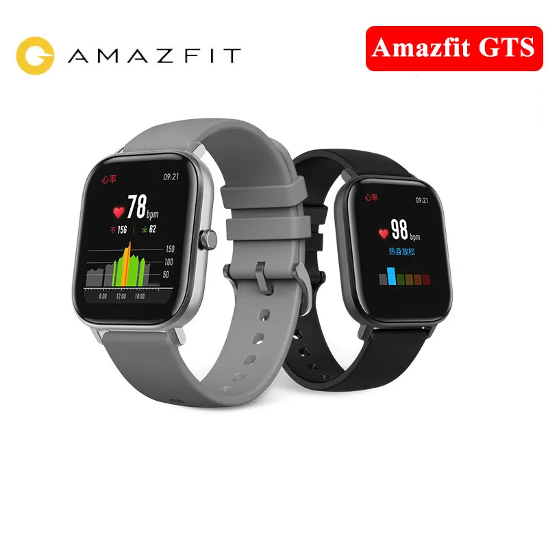 Amazfit GTS глобальная версия Huami умные часы gps 5ATM водонепроницаемые здоровье Пульс