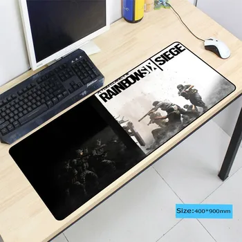 

Rainbow Six Siege Large Mouse Pad Overlock Edge Big Gaming mouse Pad Send BoyFriend the Best Gift 400*900*4mm For LOL