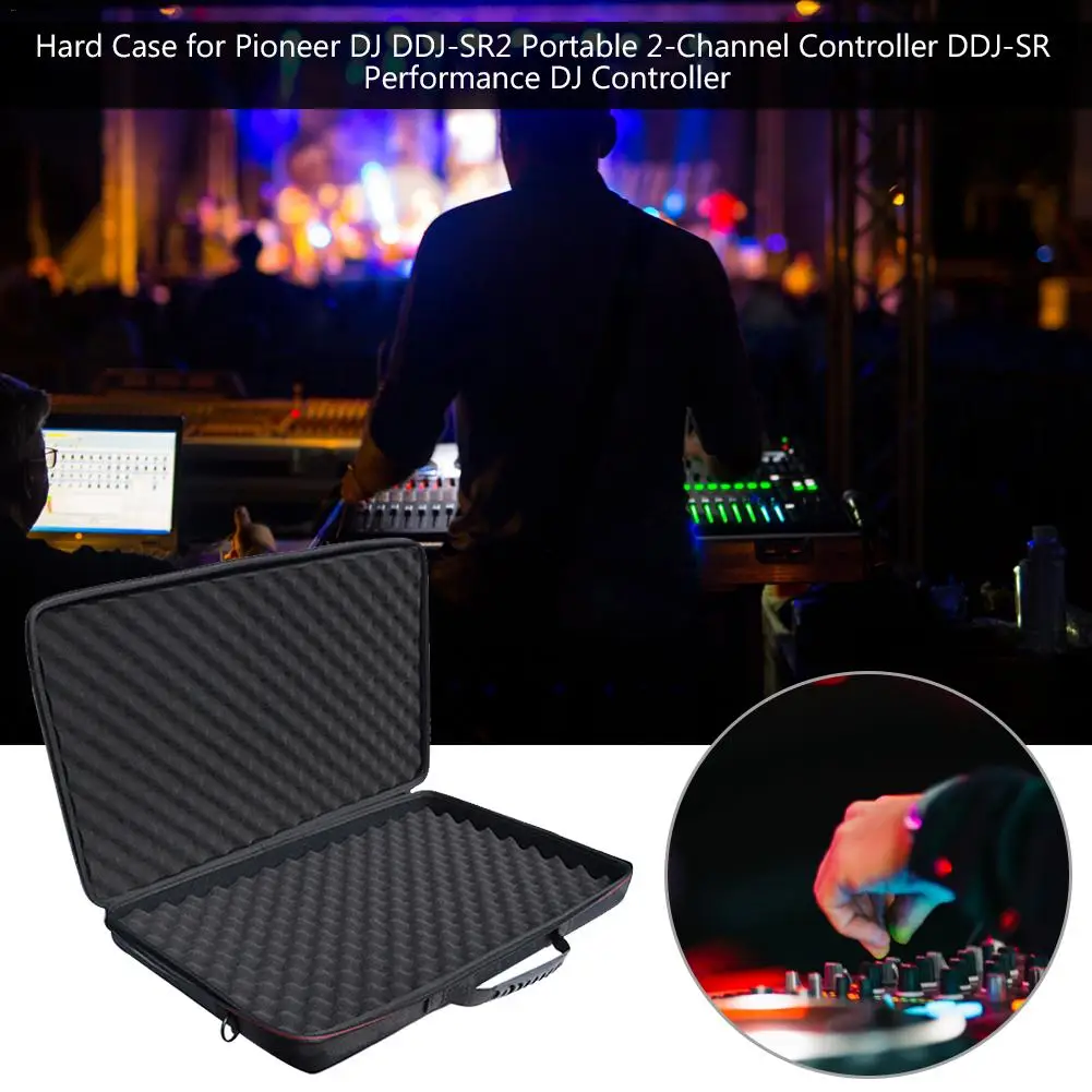 

Comfortable Hand Strap Hard Case For Pioneer DJ DDJ-SR2 Portable 2-Channel Controller DDJ-SR Performance DJ Controller Carrying