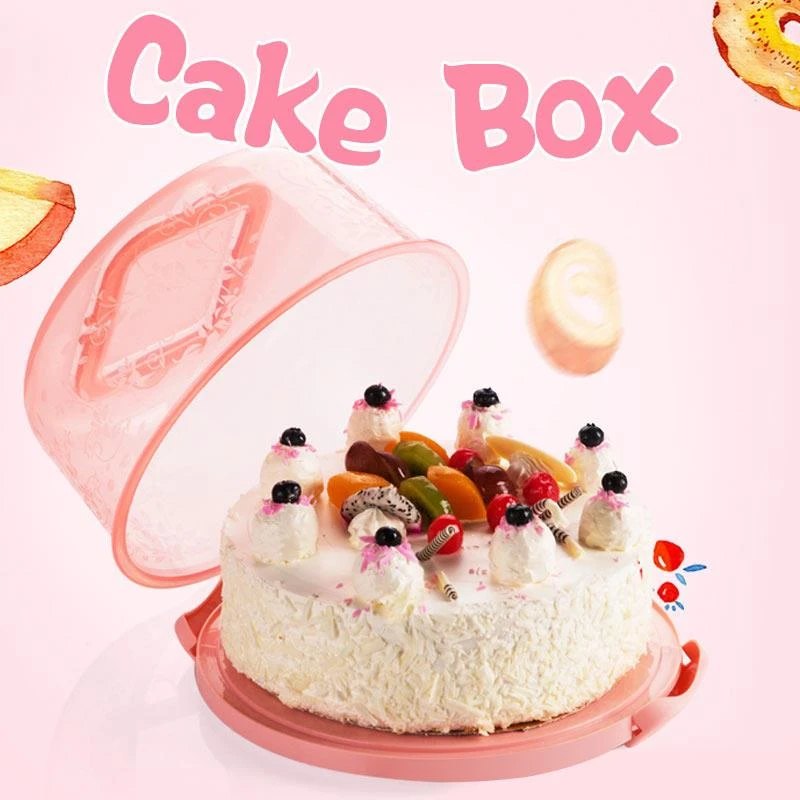 Soledi Boite De Conservation Pour Cupcakes Conteneur Plastique Durable Boite De Conservation Pour Nourriture De Mariage Portable Avec Fermeture De Boite A Gateaux Portable Outil De Cuisine Rond Aliexpress