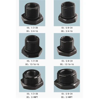 

1/2-28 to 3/4-16 Threaded Oil Filter Adapter Fastener Fitting Stainless Steel