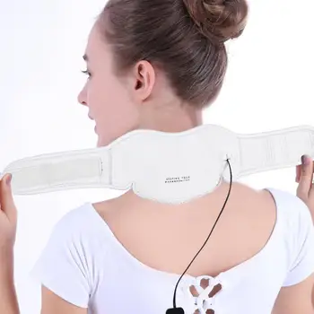 

Electric Orthopedic Brace Heated Neck Wrap Brace Soft Cervical Support Collar Graphene Heating Pad Natural Physical Ther