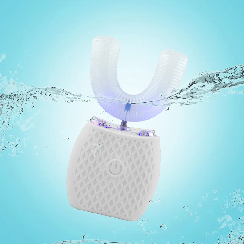 Electric Toothbrush U-Shape Automatic Teeth Brush 360 Degree Cover Teeth Wireless Charging IPX7 Waterproof Massage Toothbrush Electric Toothbrush U-Shape Automatic Teeth Brush 360 Degree Cover Teeth Wireless Charging IPX7 Waterproof Massage Toothbrush