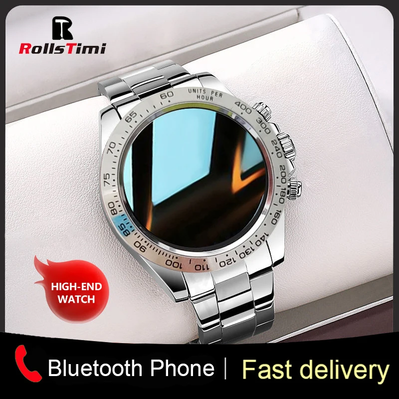 Rollstimi New Smart Watch Men Full Touch Screen movement Fitness IP68 Bluetooth Call Bracelet For Xiaomi Phone Android ios | Электроника