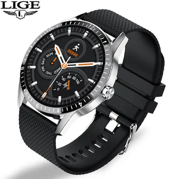 

LIGE Bluetooth Call Smart Watch Men Women for Android ios Heart rate blood pressure Fitness Tracker Waterproof Phone Smart Watch