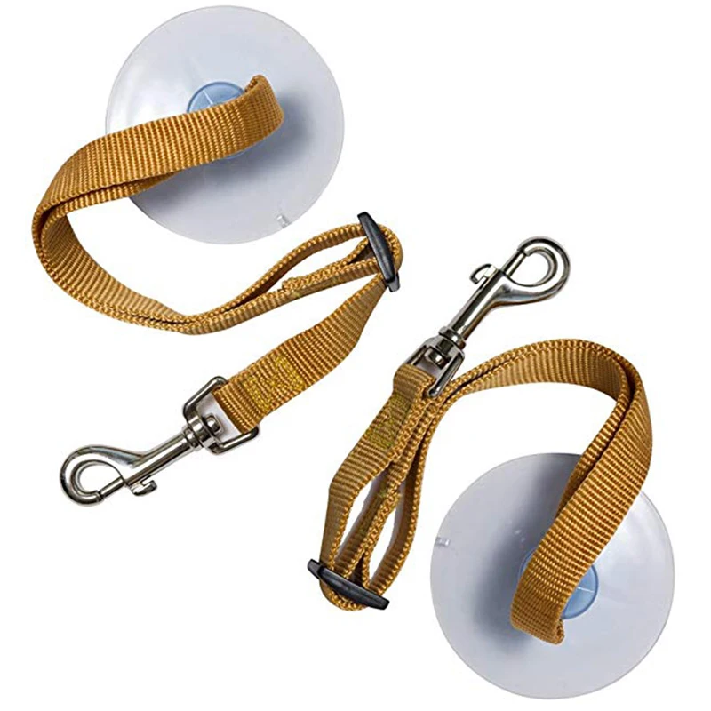 

Pet Bathing Tether Straps, Pet Leash Dog Bath Beauty Fixed Rope Bathtub Suction Cup Fixed Rope for Cats Dogs,2 Pack