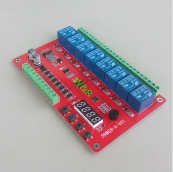 

DRM08/ Eight Multi Function Relay Module / Delay / Lock / Control Module
