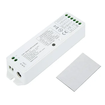 

2.4G 15A 5 IN 1 LED Controller For Single color, CCT, RGB, RGBW, RGB+CCT Led Strip Support lighting