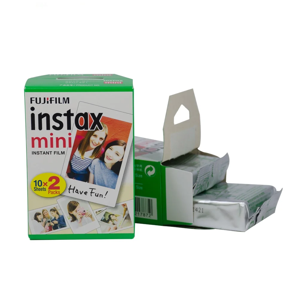film-40-sheets fujifilm Instax Mini White instax mini 8 9 пленка 40 лист мгновенная фотобумага для камеры Instax Mini 8 9 7s 25 50s SP-1 - Цвет: film-40-sheets