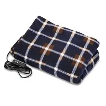 12 В Флисовое одеяло для путешествий, новое утепленное одеяло с флисовой решеткой, энергосберегающее теплое осеннее и зимнее одеяло для электромобиля