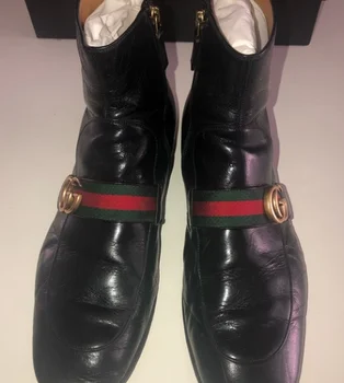 Botas para Hombre de cuero sintético con cremallera, botines informales, calzado clásico, clásico, AG009