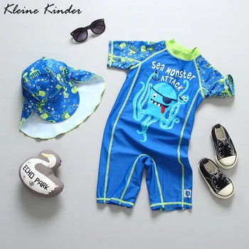 

Baby Boy Swimsuit One Piece Bathing Suit Child UV Protection 2020 New Children Swimming Suit Beach Clothes Toddler Swimwear Boys