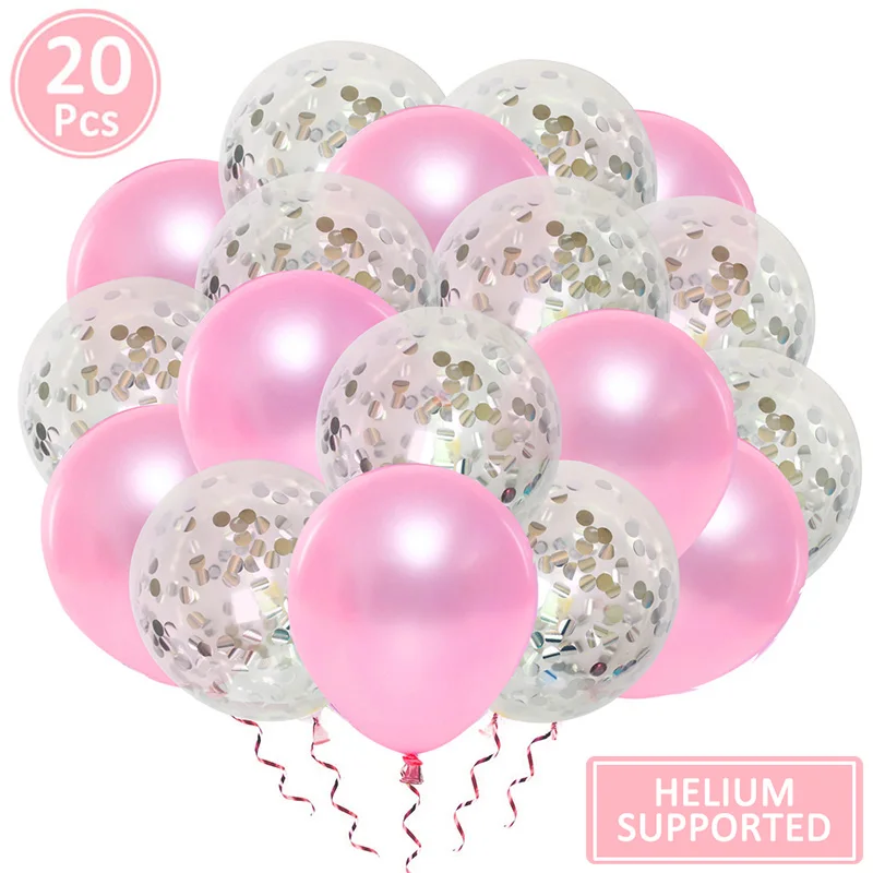 5 м Растяжка с флажками дети декорации с днем рождения Babyshower Вечерние Ребенок его мальчик девочка пол раскрывает поставки свадьба розовое золото - Цвет: 20pcs silver pink