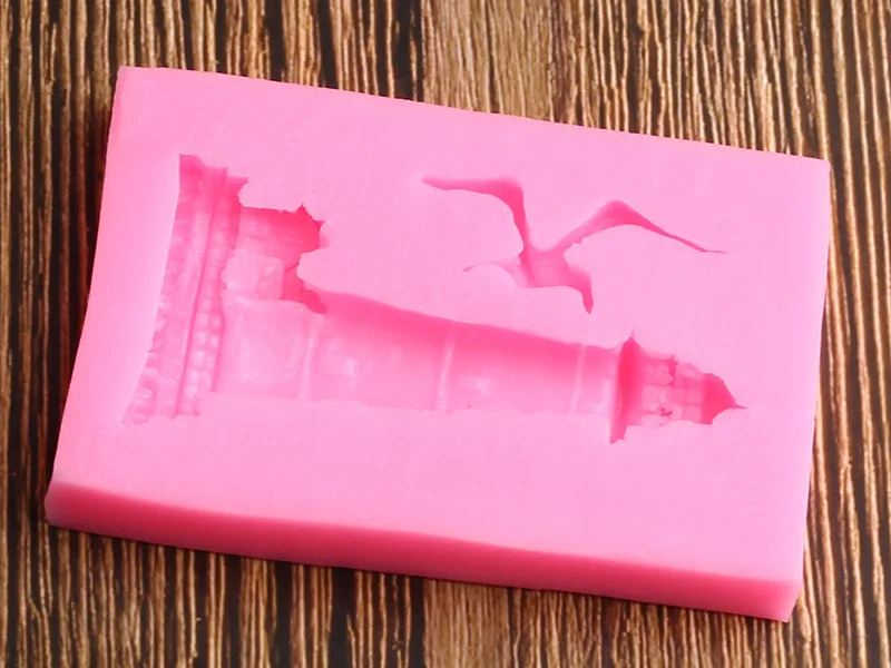Птицы Силиконовые формы Маяк Чайка форма для выпечки DIY вечерние украшения торта инструменты Fimo глины конфеты шоколадная мастика пресс-форм