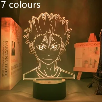 

Haikyuu Oikawa Tooru 3D Nightlight Visual Illusion LED Changing Action Figure PVC Anime Model Light For Christmas Gift Toy