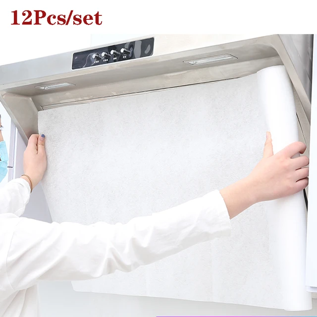 Extractor de campana extractora de cocina negra, filtro de carbón activado  de algodón para ventilador de escape de humo, piezas de campana extractora  de cocina para el hogar, 47x114cm - AliExpress