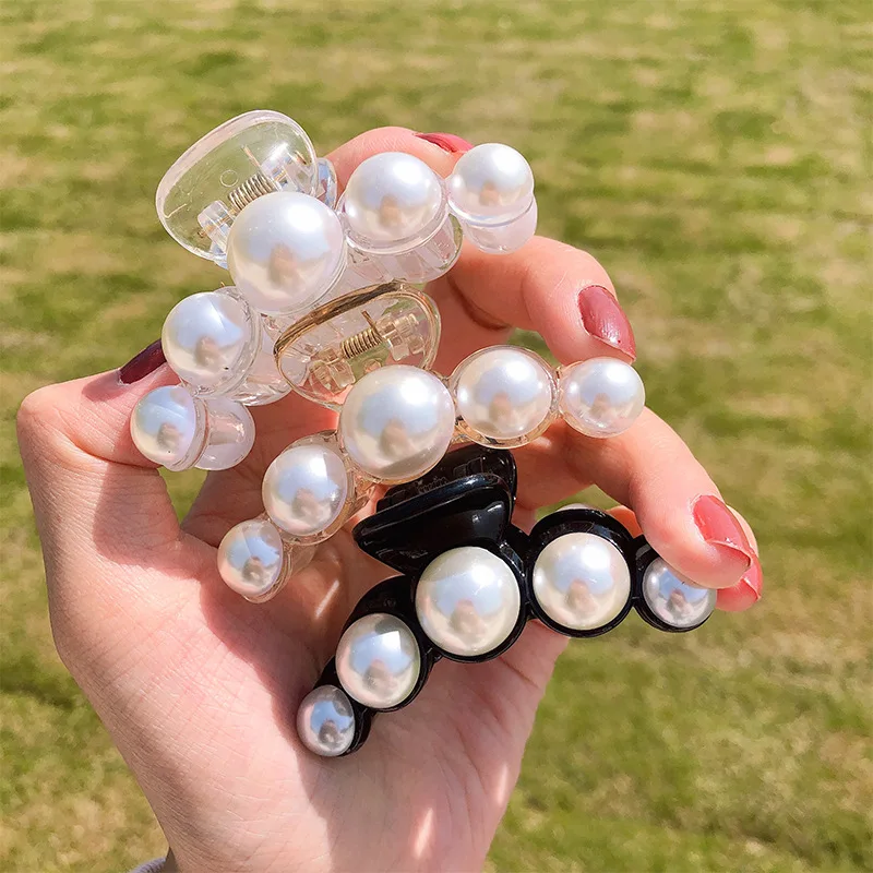 Fashion Pearls Hair Crab Women Hair Crab Clamps Girls Hair Accessories