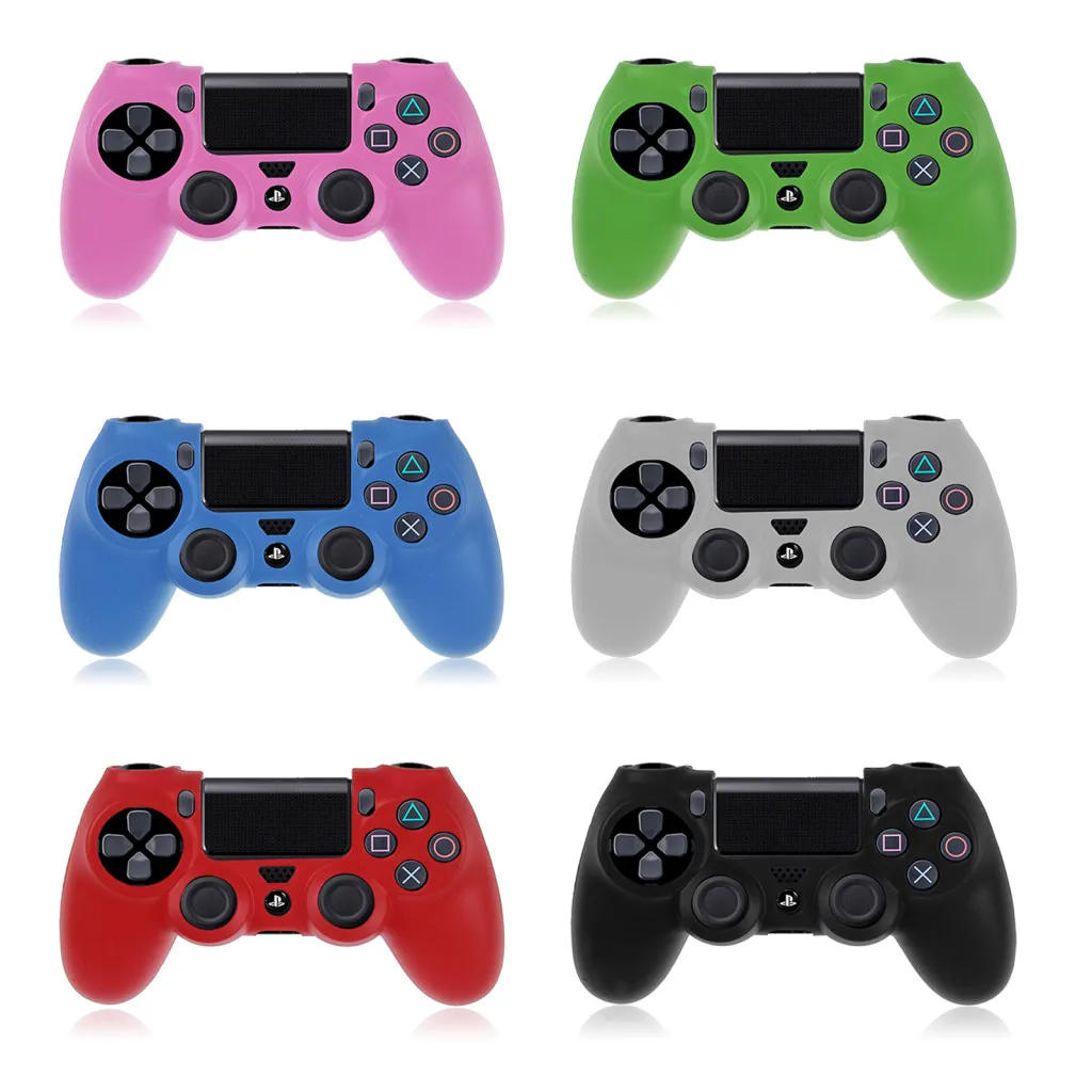 Защитный силиконовый гель мягкий чехол для sony PS4 контроллер
