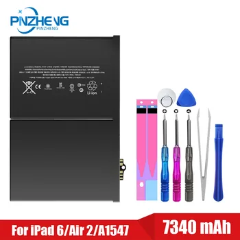 

PINZHENG 7340 mAh Tablet Battery For iPad 6 Air 2 A1547 Replacement Tablet Battery For iPad 6 Air 2 A1566 A1567 With Tools