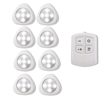 

Remote cabinet light led light AAA bettery powered Dimmable Touch white Night lamp for bedroom kitchen lighting decor