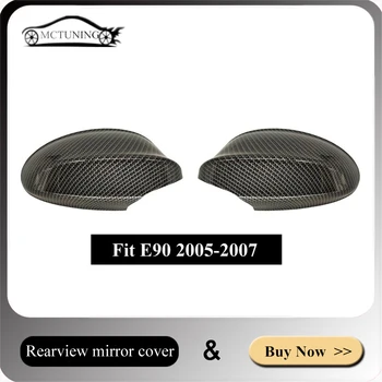 

Car Accessory E90 Rearview Mirror cover caps ABS Fit For B-mw E90 2005-2007 Replacement Original Mirror cover