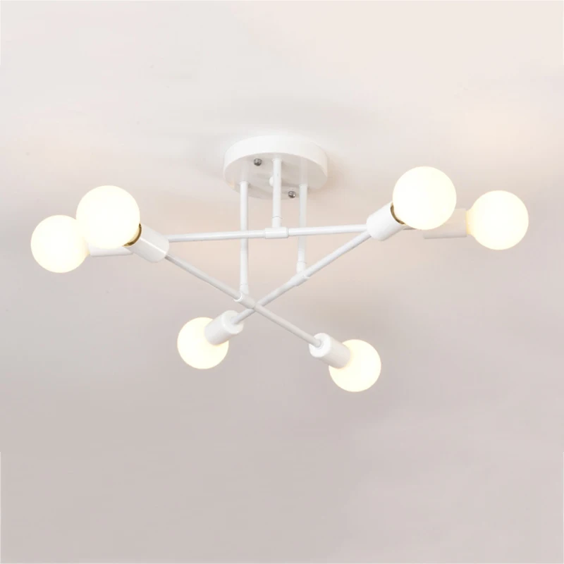 Modern Golden LED Ceiling Lights for Living Room Bedroom Interior E27 Metal Ceiling Lamp for Kitcen Bathroom Corridor 110-220V recessed ceiling