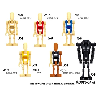 

NEW Star Wars Battle Droid Ro-go Building Blocks Toys for Kids Boys Gifts Constructors Enlighten Starwars MiniFigure