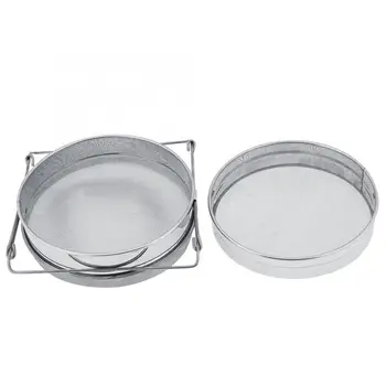 

Beekeeping Honey Strainer Net Stainless Steel Beekeeping Double Honey Sieve Strainer Extractor Filter Mesh Screen Equipment New