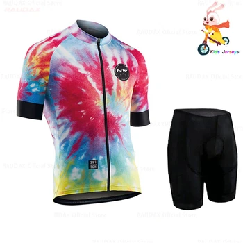 

Cycling 2020 Pro Team Northwave Cycling Jersey Kids Cycling Clothing MTB Cycling Shorts Bike Jersey Set Ropa Ciclismo for Baby