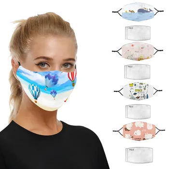 

1pc Dusyproof Windproof Foggy Haze Pm25s Ma$k With Ma$k Gasket Facemasque Activated Carbon Gaskets Caovers For Face Topmask