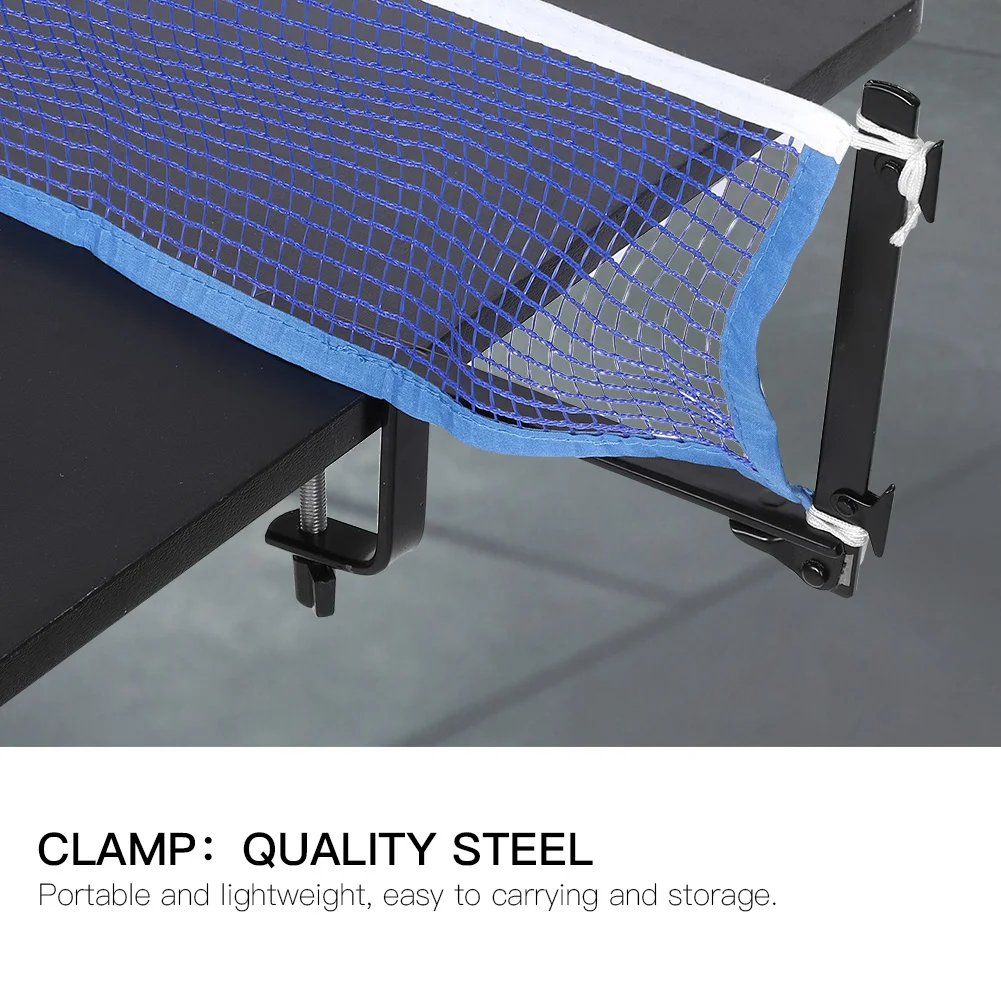 Free Shipping Professional Metal Table Tennis Table Net Ping Pong Table Net Portable Table Tennis Net With Metal Clamp Posts