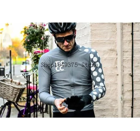 long jersey TIC CC Long sleeve standard weight jerseys New Men's cycling jersey MTB RBX BMX riding clothing Breathable bike ride wear - Цвет: long jersey